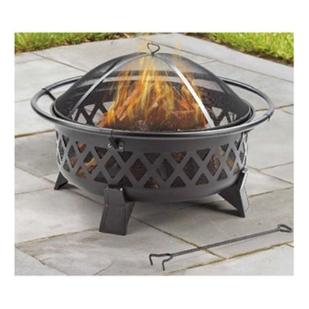 PERFECT 35 in. Four Seasons Courtyard Round Fire Pit PG2484594